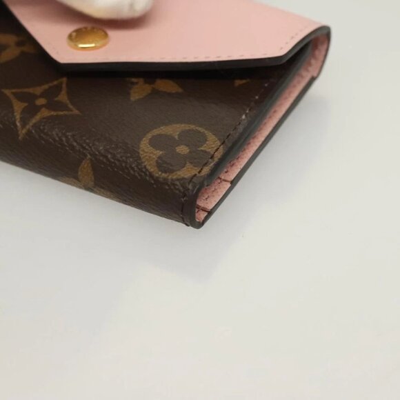 LOUIS VUITTON Monogram Portefeuille Zoe Wallet Pink M62933 LV Auth 125843 - Picture 15 of 16